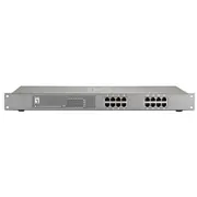 Levelone PoeSwitch 16Xfe Poe  150W 19 Metall Fep-1612W150 4015867199886 85176200