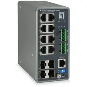 Levelone Industr.switch  8Xge/4Xsfp Turing Managed L3 Igu-1271 4015867202661 85176200