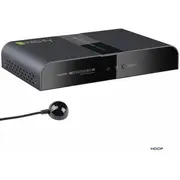Sistēmas Av signāla pārraides uztvērējs Techly Hdmi Extender pa Plc Powerline līdz 300M Fullhd, Black 021628  8054529021628