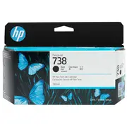 Tintes kasetne Hp Atrament/Hp 738 130 ml Black Designjet Ink  498N4A 196068358853