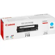 Toner Canon Crg-718 Cyan Oryginał  2661B002 4960999915807
