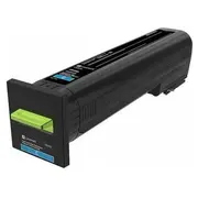 Toner Lexmark 72K2Xc0 Cyan Oriģināls  734646586283