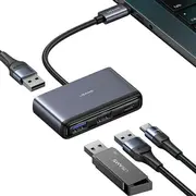 Usams 4In1 Adapteris 2Xusb 2.0 / Usb 3.0 Usb-C Hubs  Sj627Hub01 6958444905631
