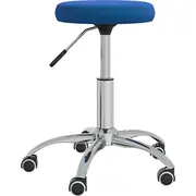 vidaXL Masāžas krēsls, apvilkts ar samtu, Blue  3085742 8720286727256