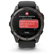Viedpulksteni Garmin  Fenix 8 Pro 51 mm, Amoled Sapphire, Carbon grey Dlc titanium with Black/Pebble silicone band/010-03199-01 010-03199-01 753759350970