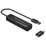 4 portu Usb 3.0 centrmezgls ar Usb-C adapteri  Hubbies06B 4015867225547