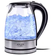 Adler Ad1225 Elektriska tējkanna 1.7L Stainless Steel 2200W  5908256832749