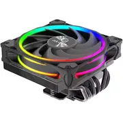 Akasa Soho H6L M2 Low-Profile Cpu-Kühler, Argb - 120Mm, Black  Cpak-087 4710679553757 Ak-Cc4035Hp01