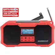Albrecht Dr 112 Dab Outdoor Kurbelradio rot  27911 4032661279118 139805