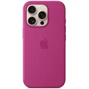 Apple Original iPhone 16 Pro Silikon Case mit Magsafe - Fuchsia  Myyn3Zm/A 0195949885341