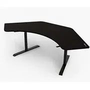 Arozzi Gaming-Tisch Arena Angelo Pureblack 135-225X102Cm1/2  Arena-Angelo-Pbk 0850054766076 94031051