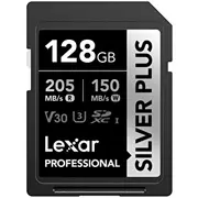 Atmiņas karte Lexar Professional Silver Plus Sdxc 128 Gb Class 10 Uhs-I/U3 V30 Lsdsipl128G-Bnnng  843367134137