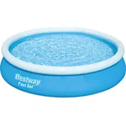 Bestway 57274 Piepūšamais baseins Fast Set ar filtra sūkni 3.66M x 0.76M  6942138951363