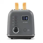 Buydeem 2 šķēļu automātiska metāla grauzdiņš modelis Dt730E krāsā Ink Gray Es  Dt730E-Ig/Eu 6950386612608