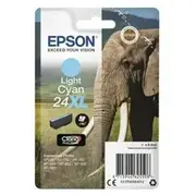 Kasetne 24Xl - Elefante Light Cyan -740P/9,8Ml  C13T24354012 8715946625508