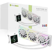Ūdens dzesētājs Gamemax Cpu Liquid Cooler  Hailstorm 360 Lcd Wh White Intel, Amd 6931858754583
