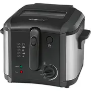 Clatronic eļļas fritieris Fr 3649 Black/Nerūsējošais tērauds, 1.600 W, tvertne 2,5 litri  263773 4006160637731