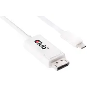 Club3D Kabelis Usb 3.1 Tips C  Dp 1.2 4K60Hz Uhd 1,2M St/St mazumtirdzniecībai Cac-1517 8719214470616 84733080