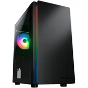 Cougar Purity Rgb Micro Atx Mini Tower Case with Glass Panel Black  Cgr-5Pc4B-Rgb 4710483773365