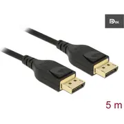 Delock Displayport Kabel  St 8K 60Hz 5.00M Black 85663 4043619856633 85444290