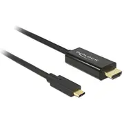 Delock Kabel Usb Type-C Stecker  Hdmi-A Dp-Alt Mode 4K 60 Hz 2 m schwa 85291 4043619852918