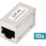 Digitus Cat 6A Modulare Kupplung, geschirmt - 10 Stk.  Dn-93905-10 4016032495086