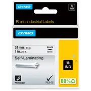 Dymo  Rhino Band Vinyl 24Mmx5.5M selbstlaminierend 1734821 0071701202437 96121010
