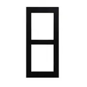 Viedierīce 2N  Ip-Verso Aufputzrahmen 2-Modul, schwarz 9155022B 8595159509495