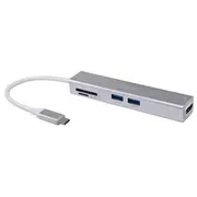 Equip Adapter Usb-C-Hdmi/2Xusb3.0/Sd/Tf 4K/ 30Hz 0.15M Alu.  133480 4015867225660 85044083
