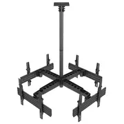 Equip Deckenhalterung 32-65/4Tft  30Kg Quad-Screen sw lite Retail Speditionsversand 650372 4015867207994 73269098