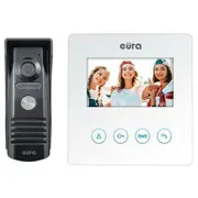Eura Video durvju tālrunis Vdp-52A3Atira White  27631 5905548277318