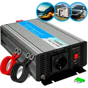 Extralink Opip-1000W Strāvas invertors, 12V - 230W, 1000W, tīrs sinusa vilnis  Ex.18143 5903148918143 85369010