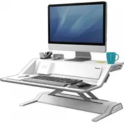 Fellowes galda virsma stāvošam darbam balta 8081101  043859730827