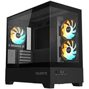 Gigabyte C201 Panoramic Black, Tempered Glass x 2  Gb-C201P 4719331555832