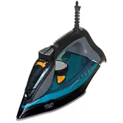Glūdeklis Adler  Iron Ad 5032 Blue/Grey, 3000 W, Steam Iron, Continuous steam 45 g/min, boost performance 80 Water tank capacity 350 ml 5902934833776