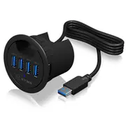 Hub  4-Port Icybox Usb 3.0 Ib-Hub1403 rd. Tisch-Hub retail 4250078164760 84718000