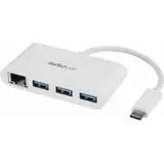 Hub Usb Startech 1X Rj-45  3X Usb-A 3.0 Hb30C3A1Gea 0065030866316