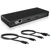 Stacja dokująca Ib-Dk2245Ac 13W1, 2Xdp,2Xhdi,Usb, Lan, Usb-C, Pd do 60W  4250078170006 Ayicys000000033