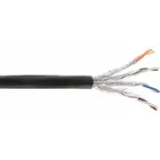 Inline Instalācijas kabelis S/Ftp, Pimf, Cat.7A, Awg 23, Copper, 1200 Mhz, Pe, Black, 300M 70300P  4043718219452