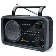 Interaktīvs risinājums Muse  2-Bands portable radio M-06Ds Grey, Aux in 3700460206437