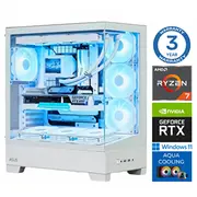 Intop Aqua Ryzen 7 9800X3D 32Gb Ddr5 1Tb Ssd M.2 Nvme Rtx5070Ti 16Gb
 Win11  T207411550934 T250934Wh