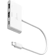 j5create Jca399-N Usb 3.2 Gen 2 3.1 Type-C centrmezgls un koncentrators 5000 Mbit/S White  4712795088205