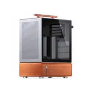 Jonsbo T7 Pc-Gehäuse, Midi-Tower, mATX, Tempered Glass - silber  Gejb-176 6970620554914 Silver
