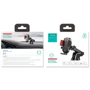 Joyroom automašīnas turētājs ar skavu Panelim un vējstiklam izvelkamu roku, 210 grādu rotācija, 4-6.7 collu, Black Jr-Ok3  Jr-Ok3-Dashwndshld 6941237104120