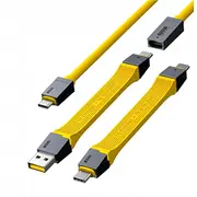 Usb kabelis Aohi Usb-C kabeļu komplekts The Future Racing 4 in 1 240W  Aoc-L012 6973939550608
