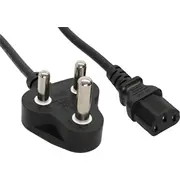 Barošanas kabelis Inline 35 gab. Lielapjoma iepakojums  Strāvas tips D Dienvidāfrika 5A uz Iec savienotāju 1.8M B-16652R 4043718315987
