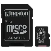 Kingston Canvas Select Plus Atmiņas Karte microSDXC / 128Gb 100 Mb/S  Adapteris Sdcs2/128Gb 740617298703