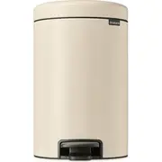 Atkritumu tvertne Brabantia ar pedāli New Icon 12L Soft Beige 149924  8710755149924
