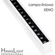 Griestu lampa Hankslight Led, Hankslight, lineāra, white, alumīnijs, piekarama, 1264Mm, up21/down36W, Ac230V, 4000K  4702020 Xeno 5902115409592