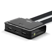 Lindy 2 Port Displayport 1.2, Usb-C Cable Kvm Switch  42346 4002888423465 84718000